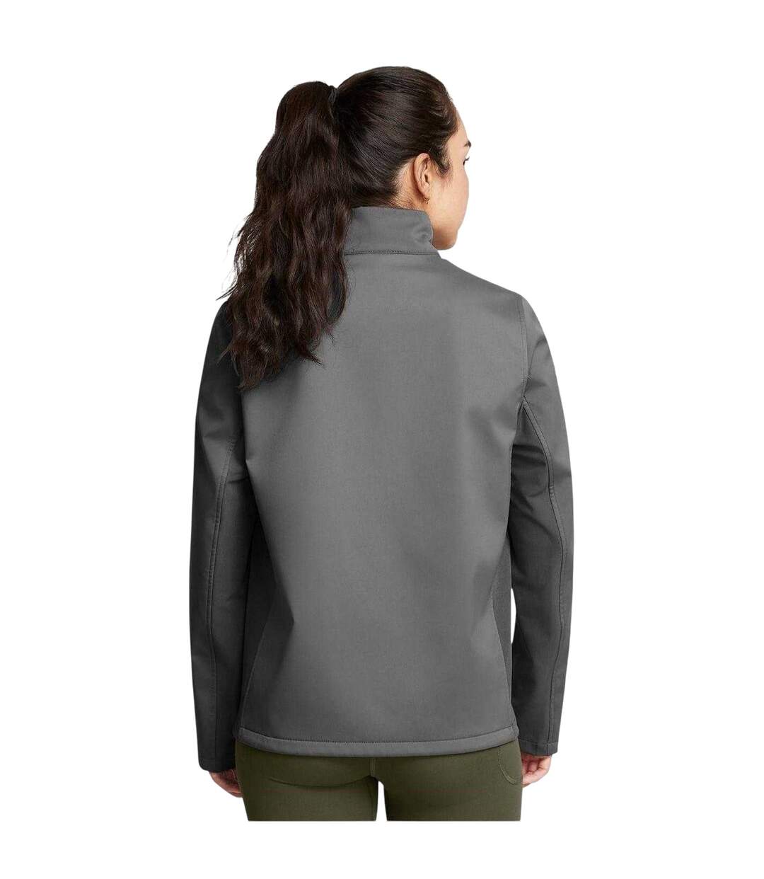 Womens/ladies Small Logo Lightweight Training Puffer Jacket Grey Under Armour-4