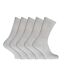 Chaussettes de sport unies (5 paires) - Homme (Blanc) - UTMB122