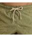 Mens Leaf Print Swim Shorts Khaki Green RIPT Essentials-3