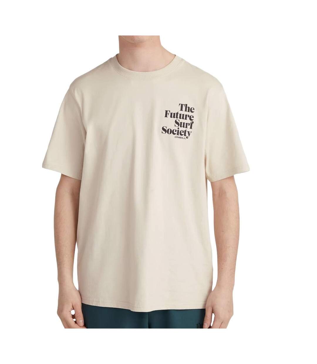 T-Shirt écru homme o'neill the future surf society-1