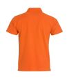 Clique Mens Basic Polo Shirt (Blood Orange)