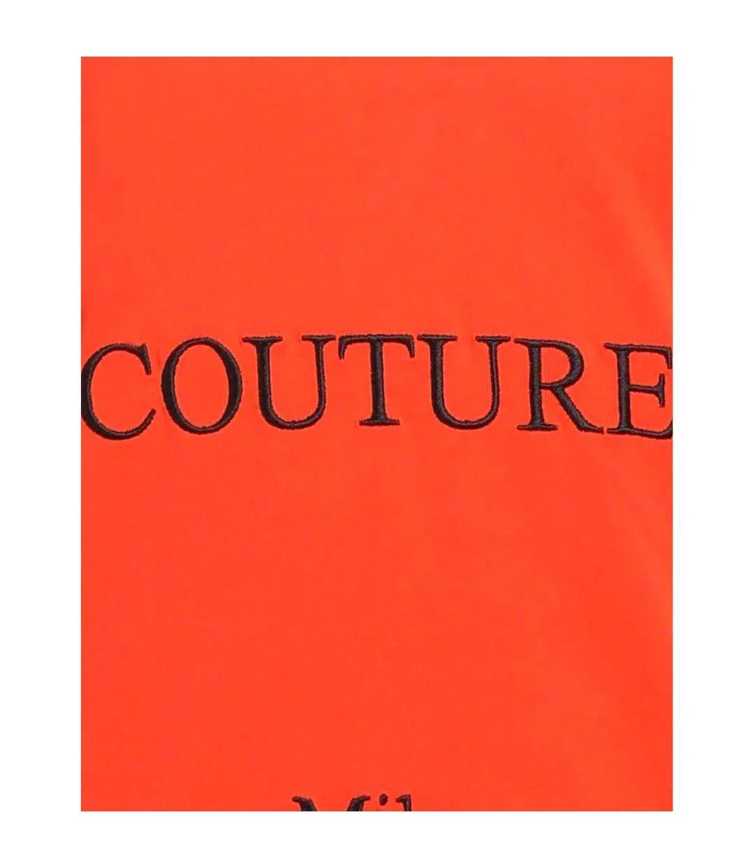 Mens Couture Gloss Logo T-shirt Orange Moschino-4