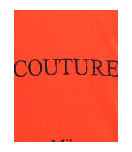Mens Couture Gloss Logo T-shirt Orange Moschino