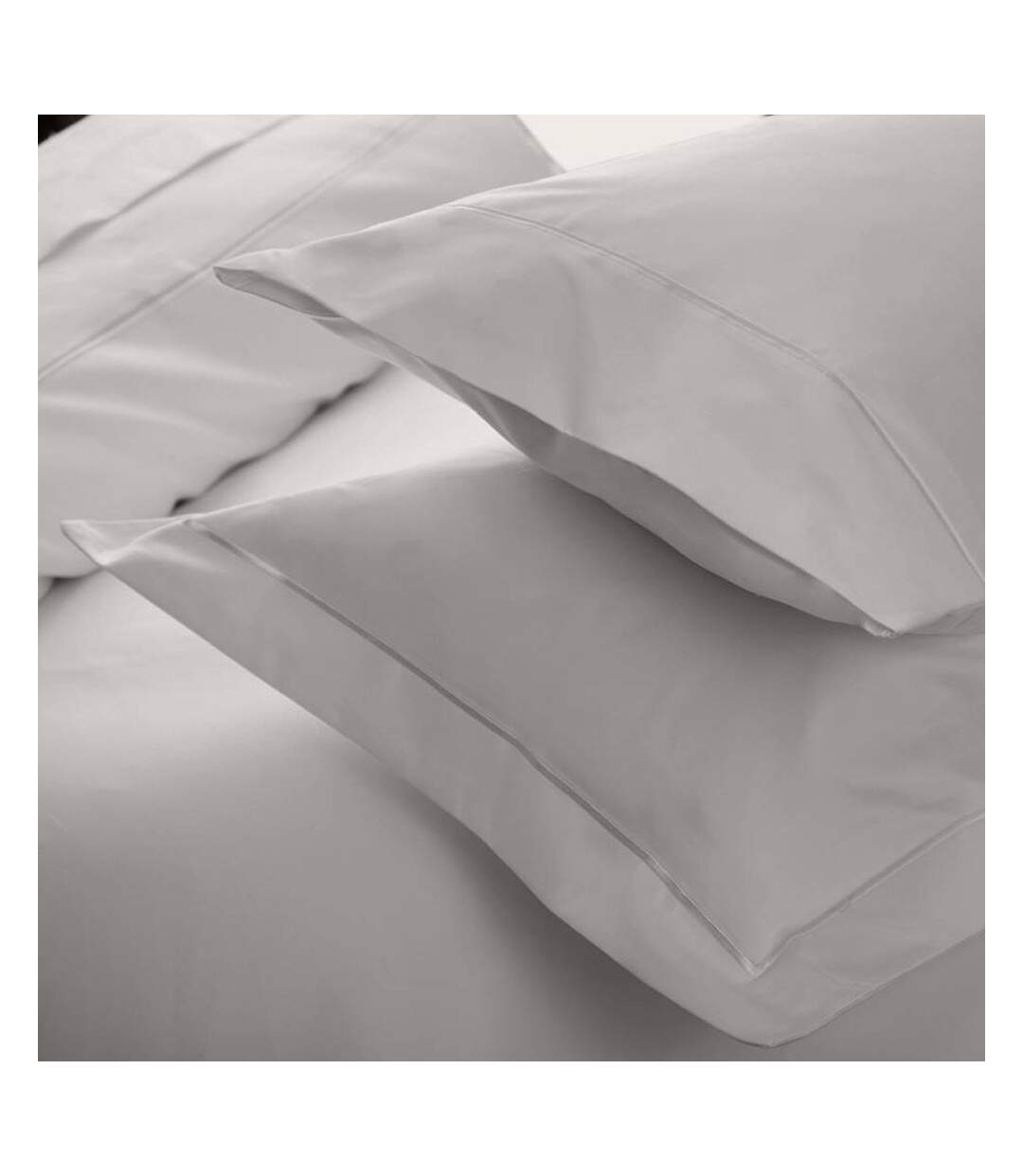 1000tc egyptian cotton square oxford pillowcase platinum Belledorm