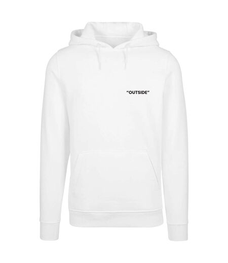 Sweat À Capuche Out$ide Pour Hommes Blanc Mister Tee