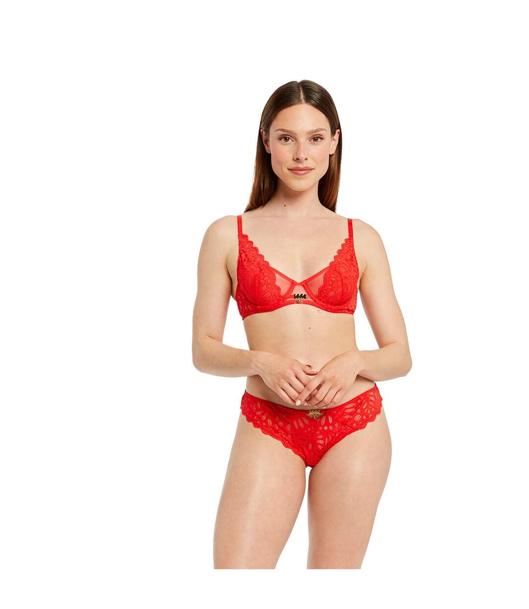 Soutien-gorge armature rouge Amélie-3