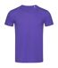 T-shirt col rond stars ben homme violet Stedman