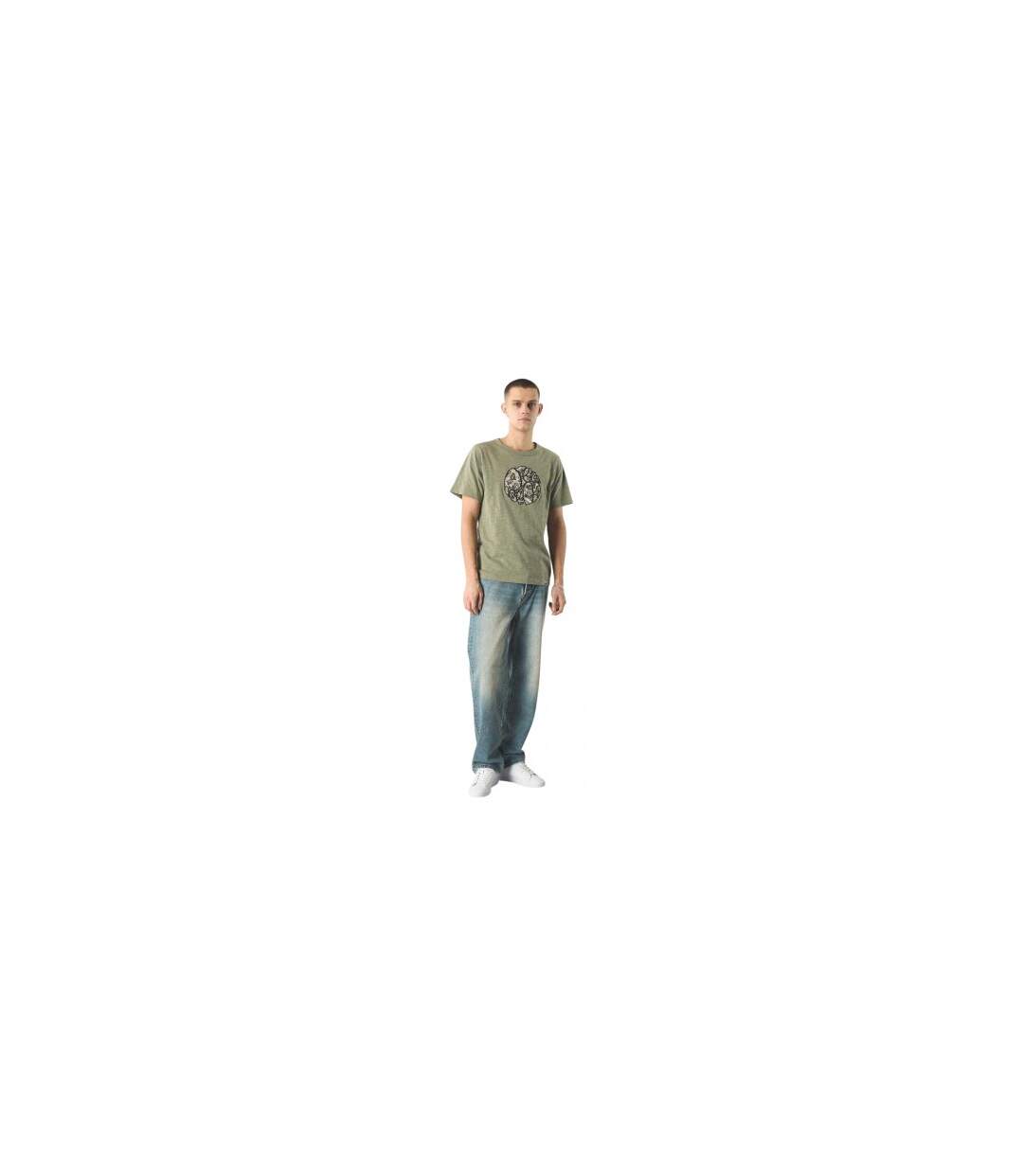 T-shirt Aquarelle Homme Vert Pretty Green-1