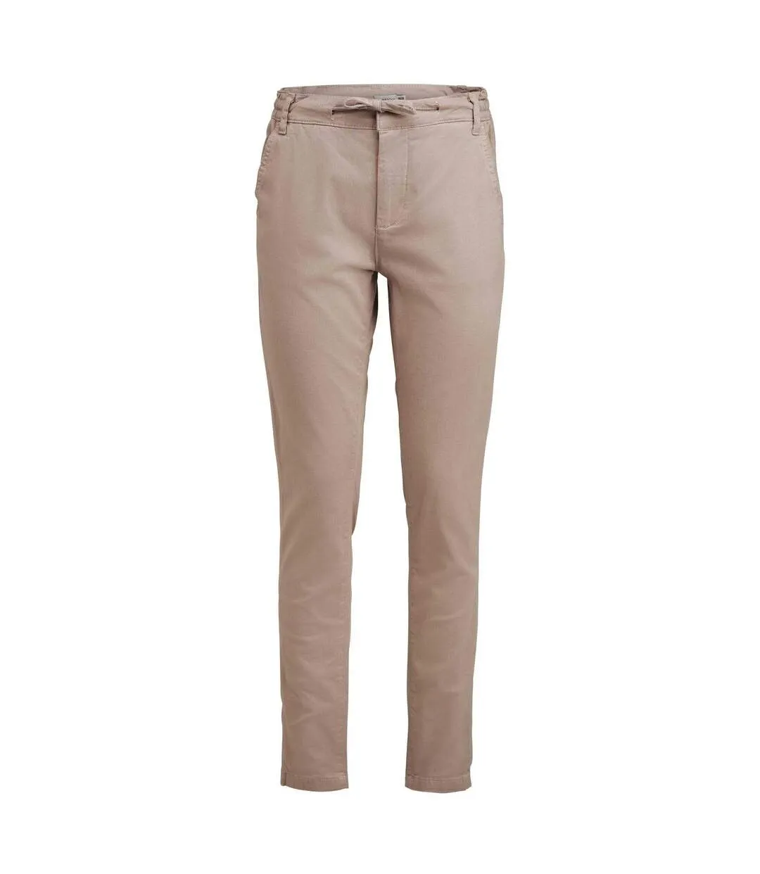 Womens/ladies Freehold Regular Chinos Khaki James Harvest-1