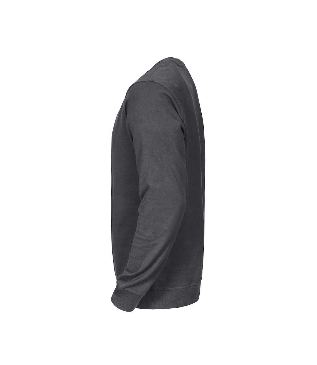 Mens Round Neck Sweatshirt Grey Projob-3