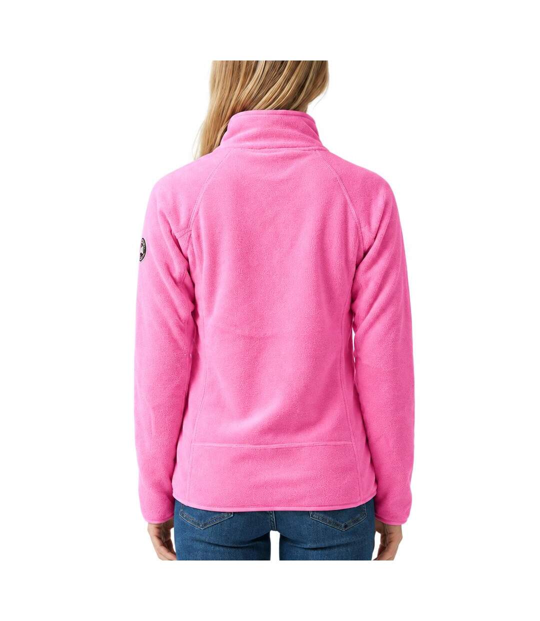 Veste polaire rose femme compagnie des ameriques carla-2