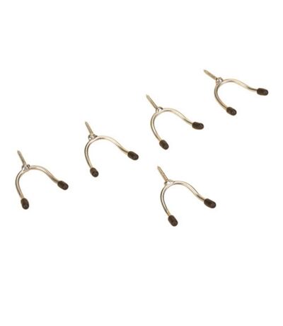 Stubbs - Supports pour fourches et pelles (Argenté) (7 cm x 7 cm) - UTTL3151