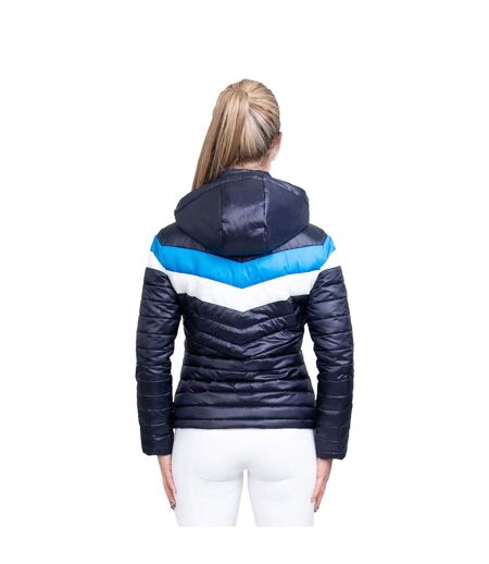 Manteau Southdean Femme Bleu Marine Bleu Blanc Coldstream