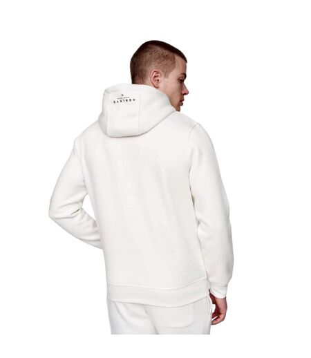 Sweat à capuche aitchen homme blanc cassé Henleys