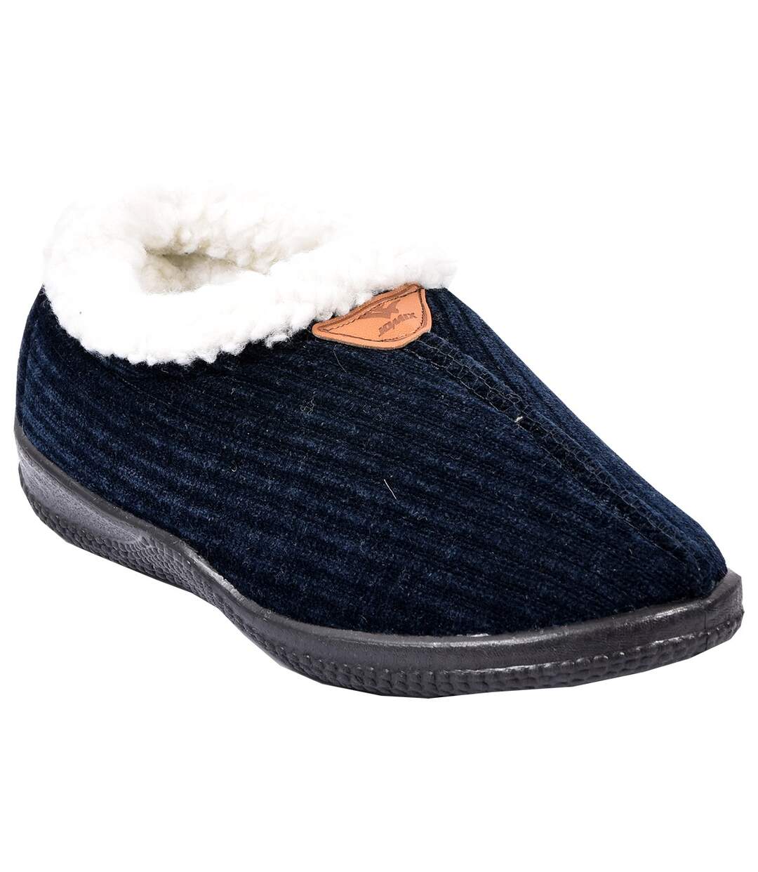 PANTOUFLE Femme Chausson COCOONING MD7281 MARINE VELOURS-1