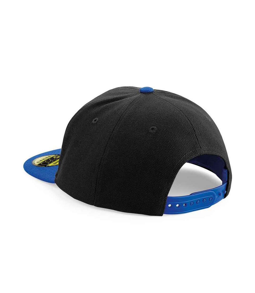 Casquette ajustable original noir / bleu roi vif Beechfield-2