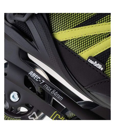 Patins À Roulettes Alignées Desq Homme 43 Fr Noir Vert Néon Coolslide
