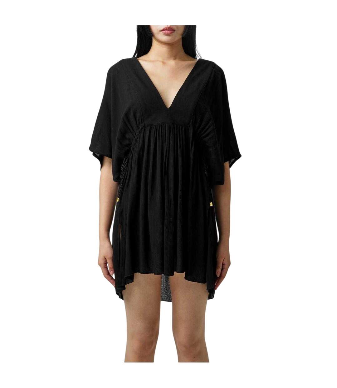 Robe Tunique Motif/style Uni Femme Noir Ralph Lauren-4