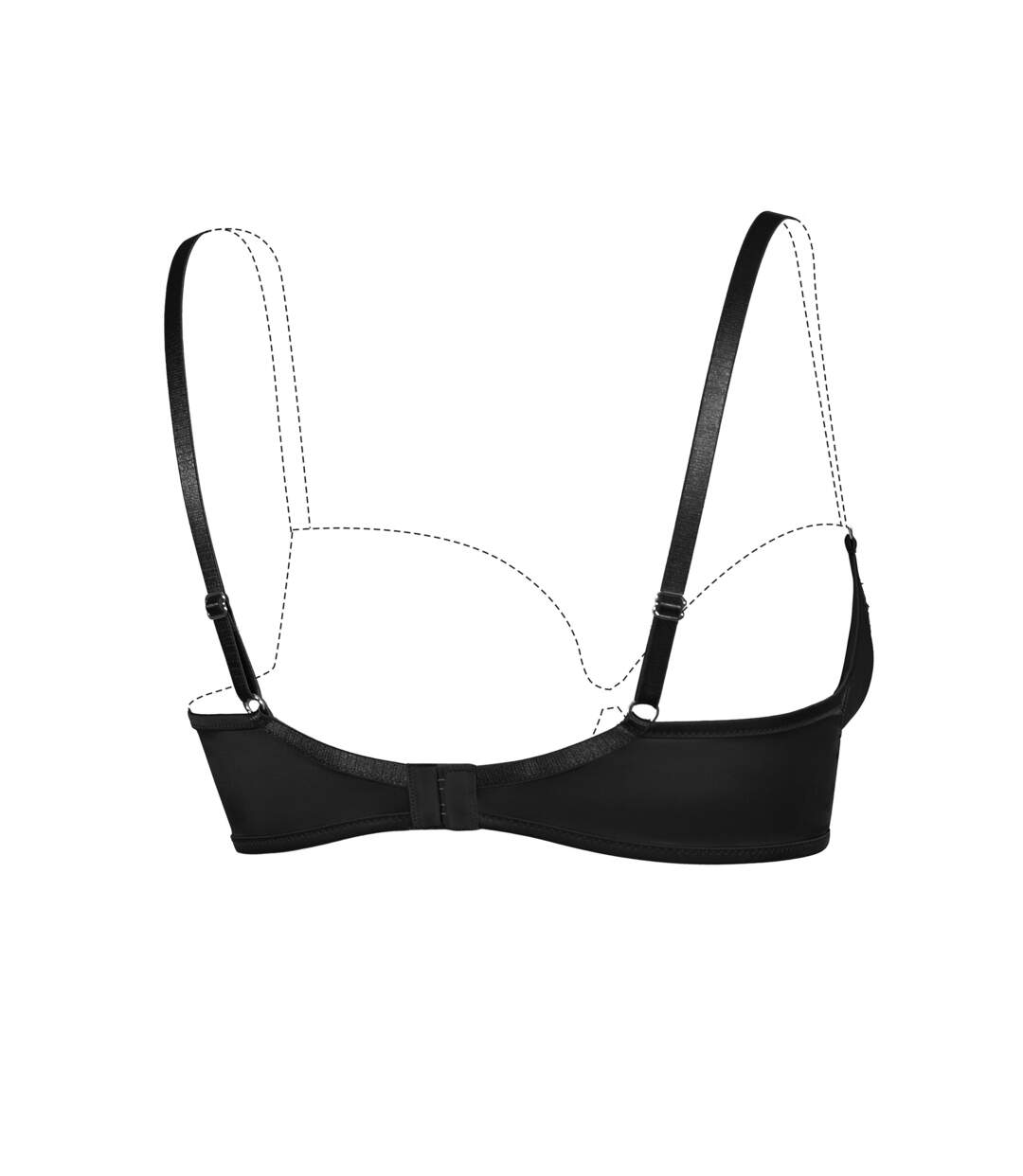 Soutien-gorge préformé Eternity noir Lisca