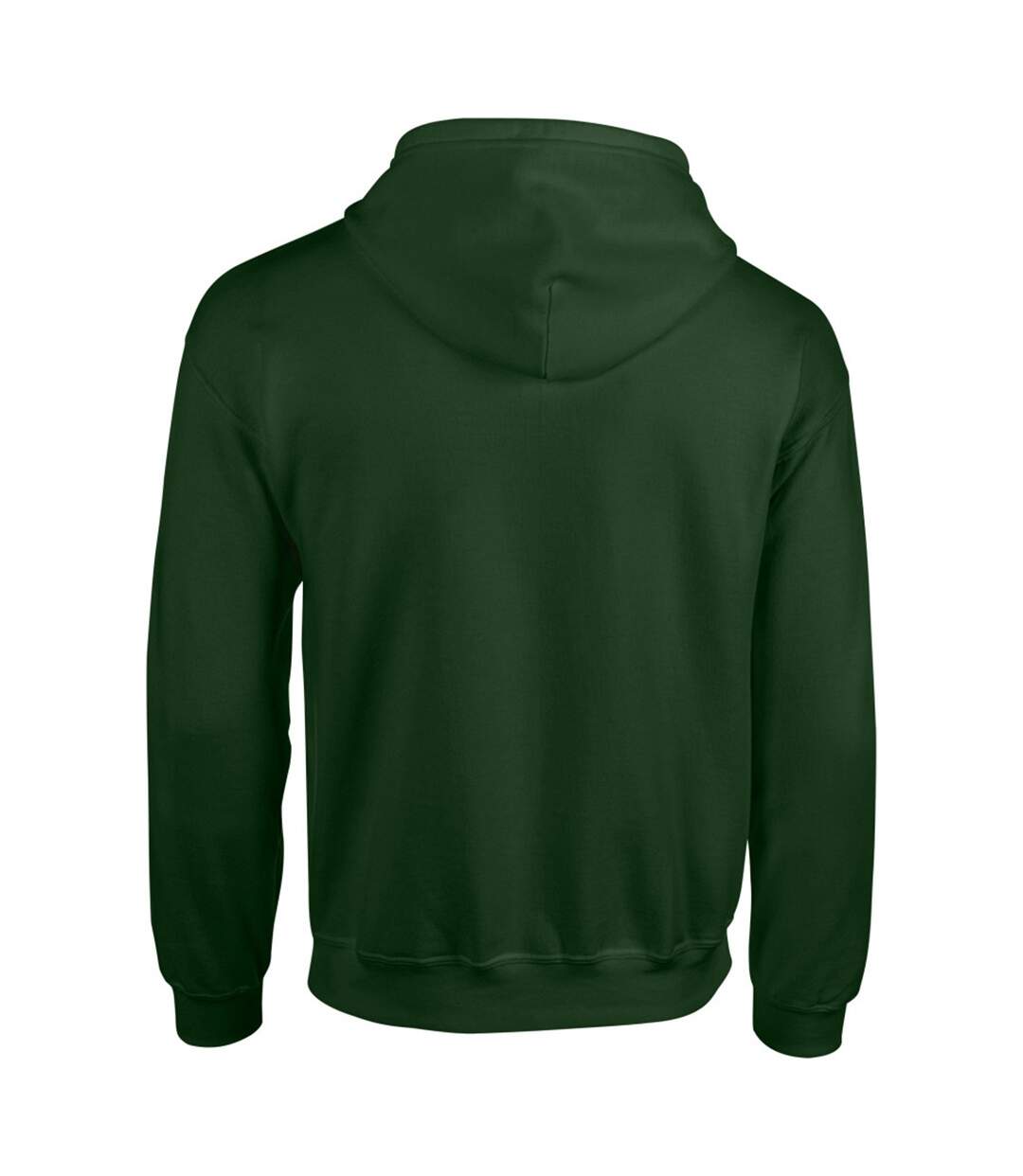 Gildan Heavy Blend Unisex Adult Full Zip Hooded Sweatshirt Top (Forest Green)