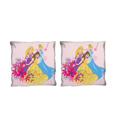 Disney Princess Floral Filled Cushion (Pink/Multicolored) (40cm x 40cm) - UTAG3359