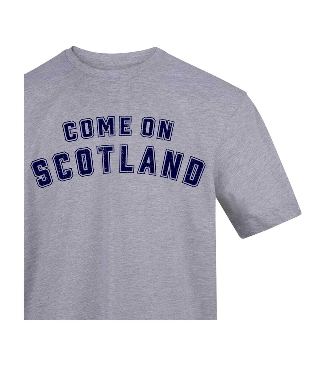 T-shirt Come On Scotland Homme Gris AWD-3