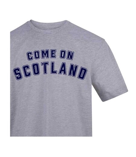 T-shirt Come On Scotland Homme Gris AWD