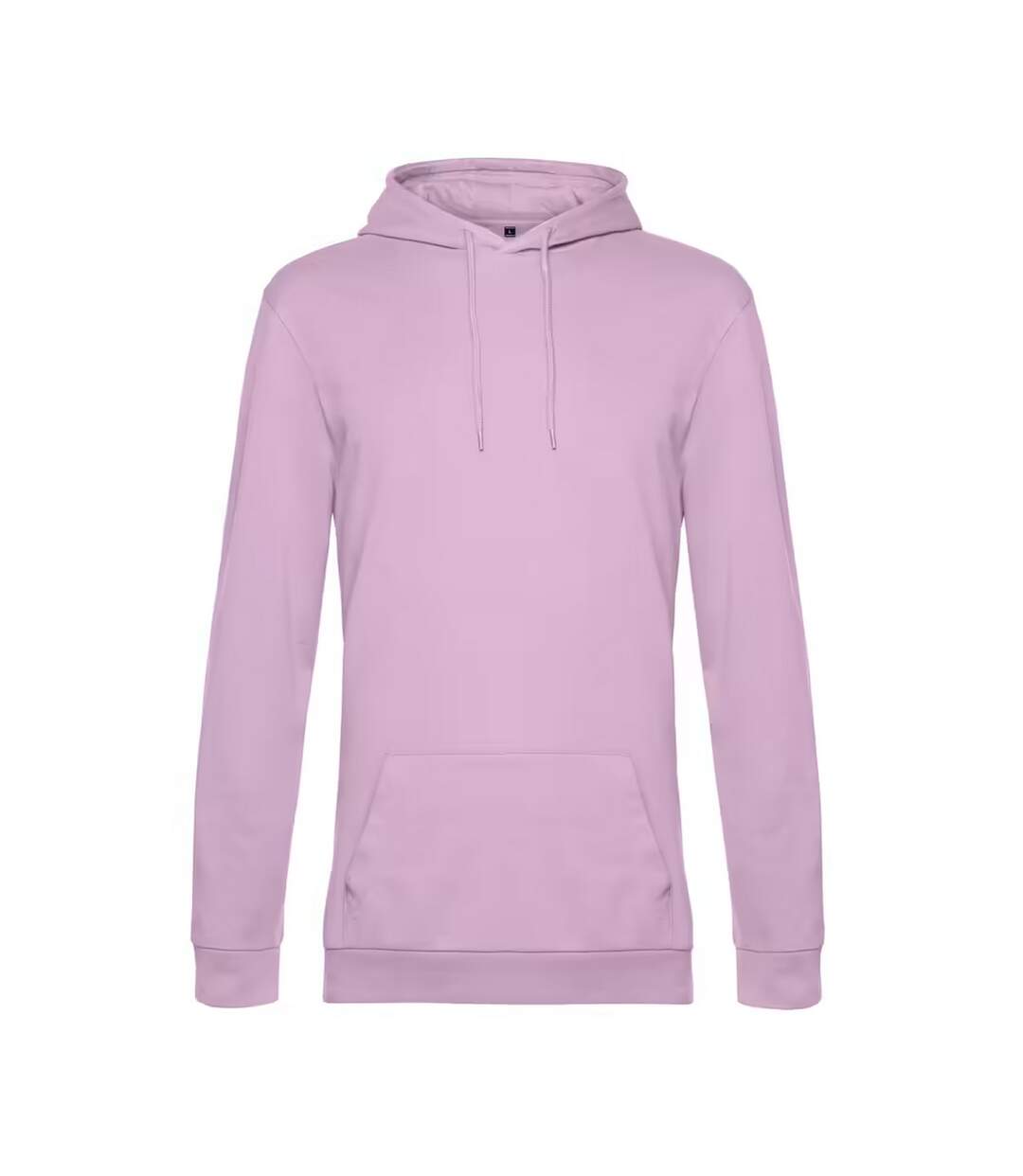 Sweat À Capuche Motif/style Uni Homme Rose Bonbon B&C-1
