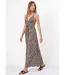 Robe longue sans manches, motif léopard-3