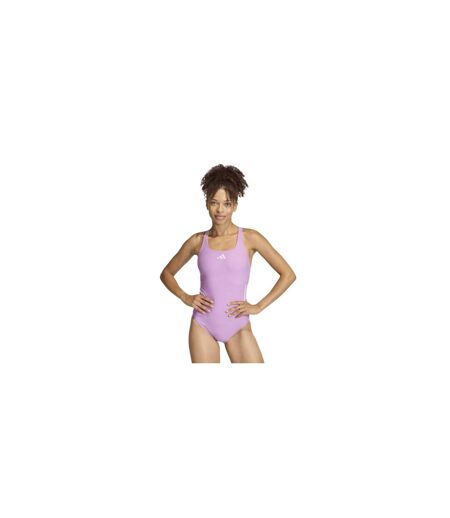 Maillot De Bain 1 Pièce Motif/style 3 Rayures Femme Lilac Pâle Adidas