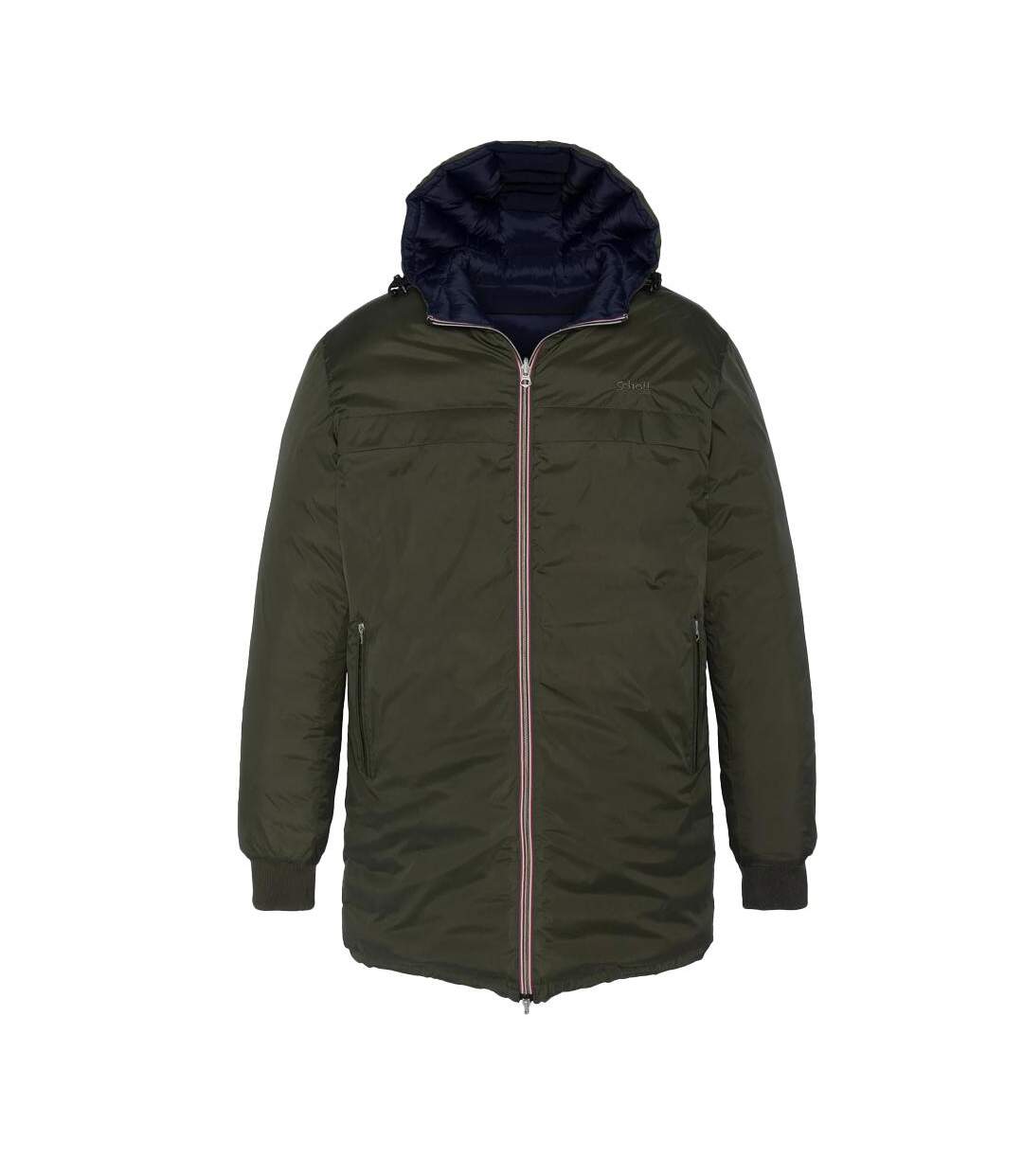 Blouson kaki/marine homme schott river-1