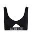 Haut De Maillot De Bain Motif/style Découpé Femme Noir Calvin Klein-2