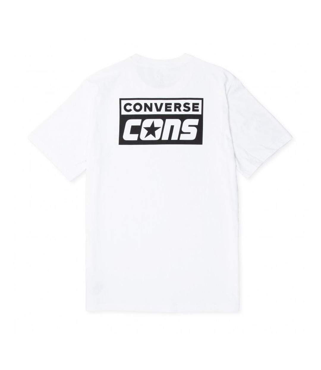 T-shirt Blanc Homme Converse Cons Graphic - L-2