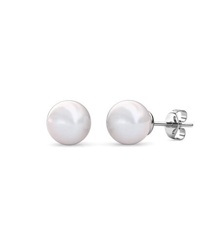 Boucles d'oreilles Coffret 7 Days Colorful Pearl - Argenté et Multi