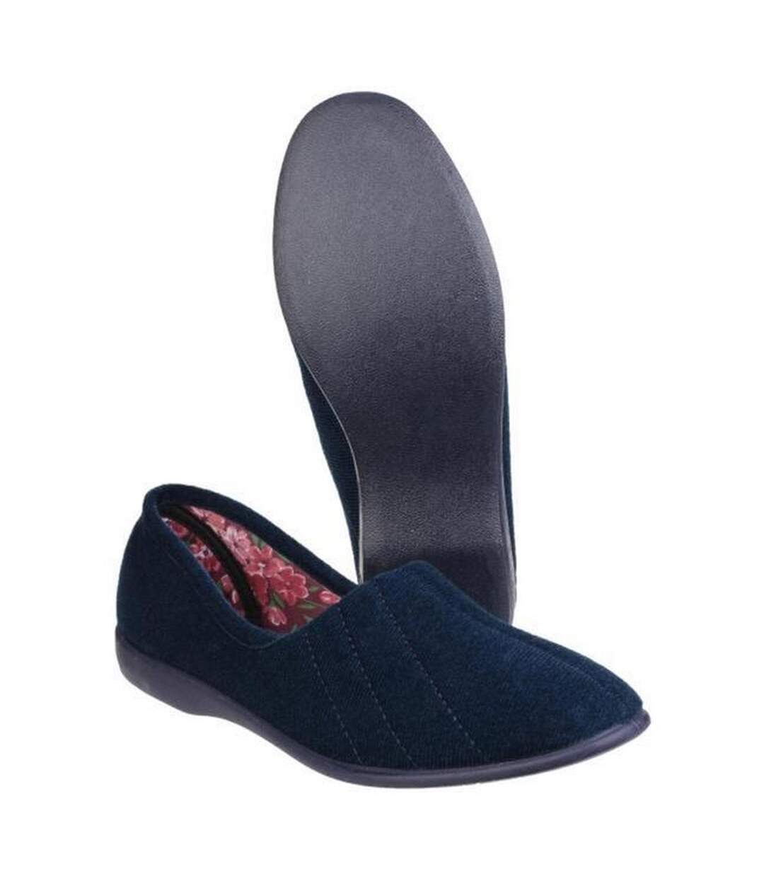 Chaussons audrey femme bleu marine GBS