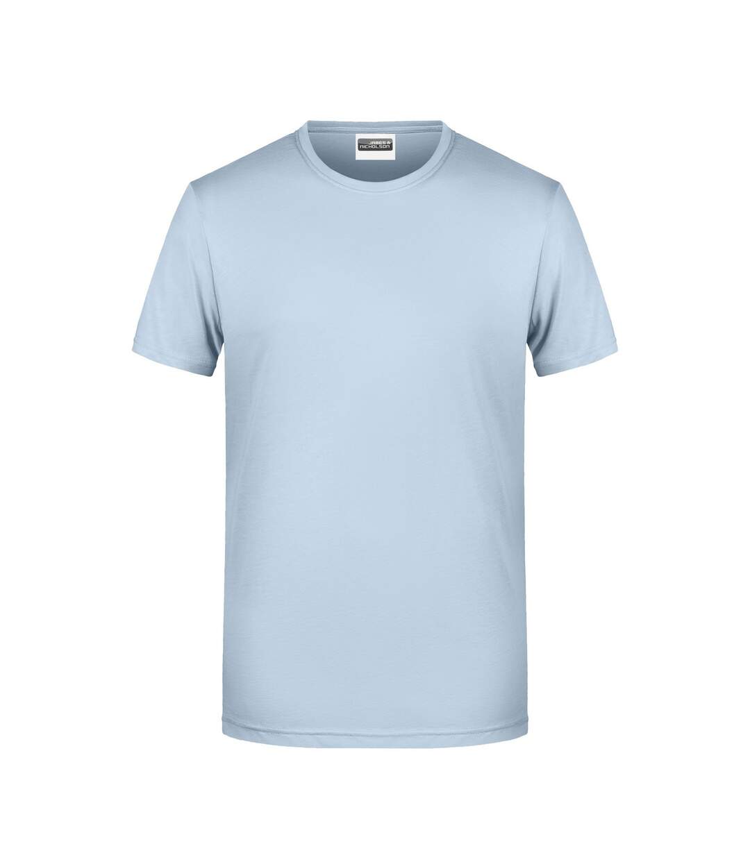 T-shirt Basic Homme Bleu Clair James And Nicholson-1