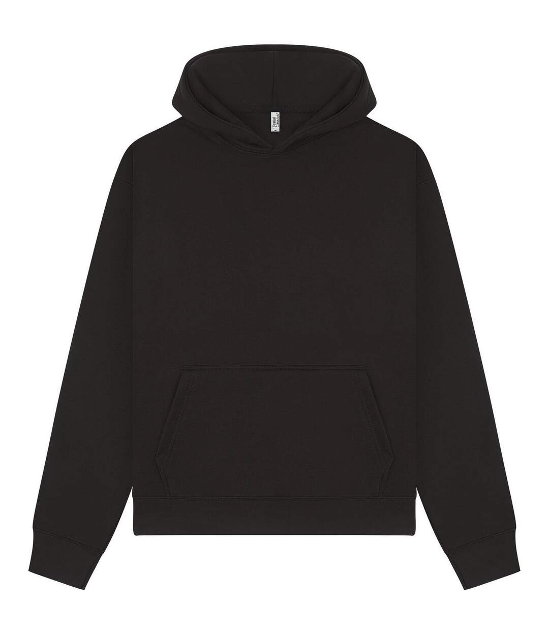 Sweat À Capuche Premium Adulte Noir Casual Classics-1
