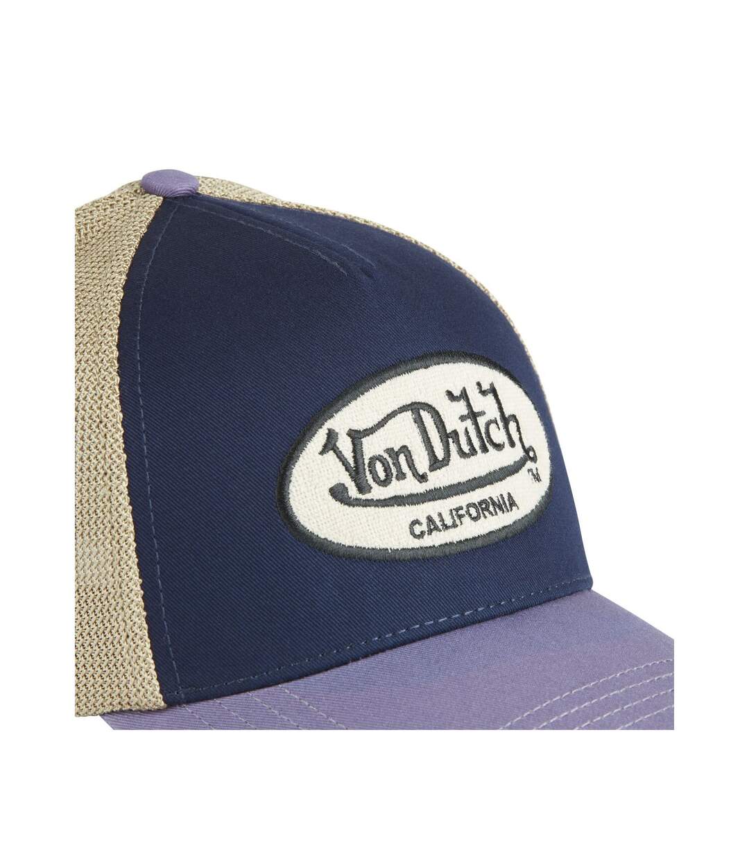 Casquette baseball avec filet souple et écusson en bouclette Terry Vondutch-3