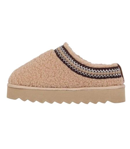 Chaussons Mules Femme Beige SoulCal