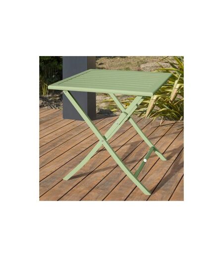 Table de Jardin Pliante Marius 70cm Vert Lagune