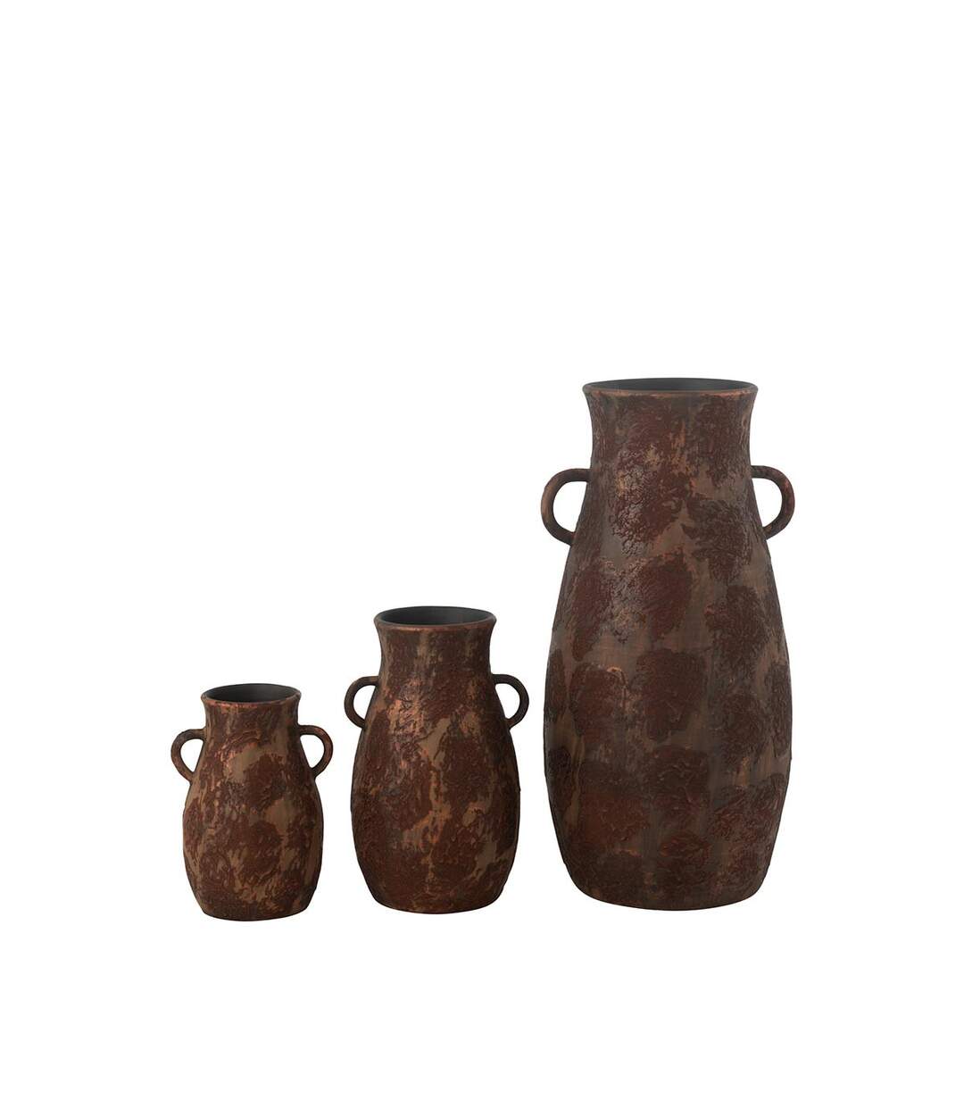 Vase en Terre Cuite Amphore 30cm Marron-3