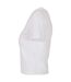 Haut Court Femme Blanc Build Your Brand-3