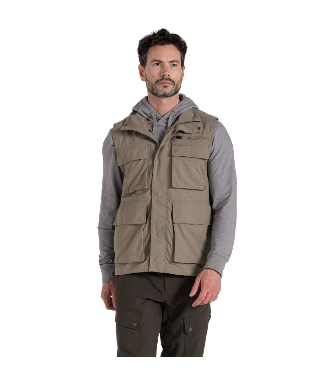 Veste sans manches adventure homme beige Craghoppers-3