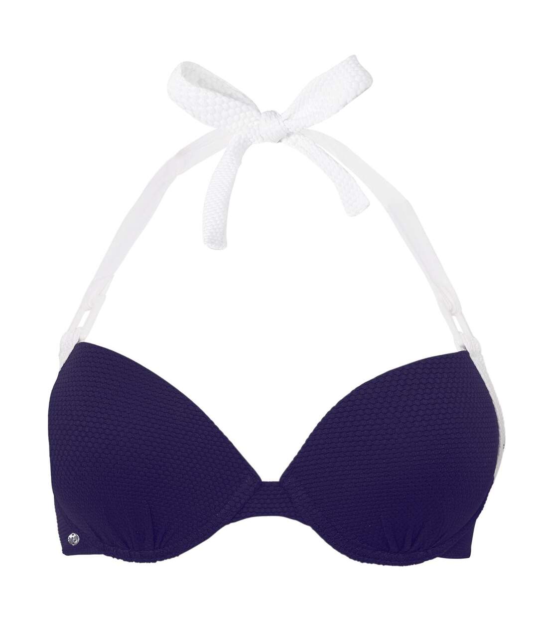 Haut de maillot push-up bleu marine Yéyé by Brigitte Bardot-1