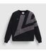 Mens Diamond Drill Washed Sweatshirt Black Volcanic Ash Umbro-1