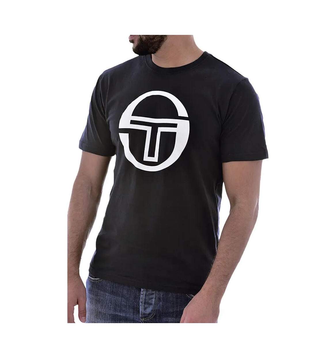 T-shirt Noir Homme Sergio Tacchini Stadium - L