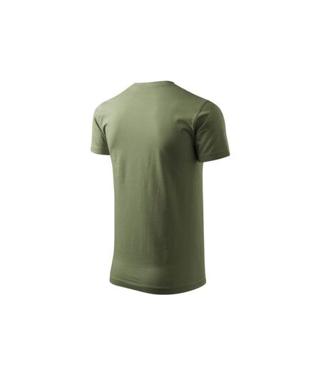 Unisex Adult Heavy T-shirt Khaki Green Adler
