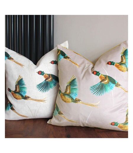 Evans Lichfield Country Pheasant Throw Pillow Cover (Cream/Brown/Blue) (One Size) - UTRV2587