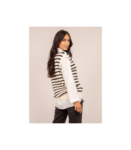Gilet sans manches rayures KILISS - Dona X Lisa