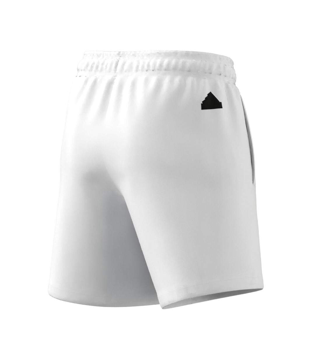 Short Blanc Femme Adidas Fi Bos - S-2